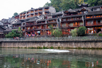 Scenery of phoenix ancient city, xiangxi, China