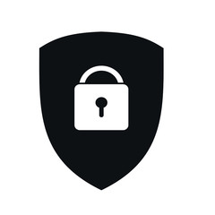Padlock with Shield Icon
