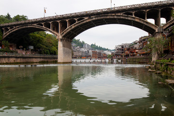 Scenery of phoenix ancient city, xiangxi, China
