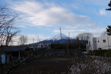 Fototapeta na wymiar Fuji Mount Mountain Japan Travel