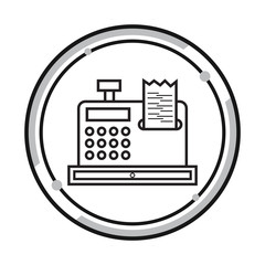 Cash Register line icon