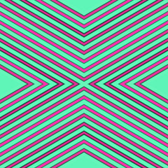 Pink Teal Allover Repeating Pattern Tile
