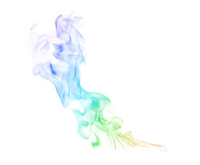 Fototapeta premium Abstract colorful smoke
