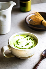 Matcha Coconut milk Latte by Chasen
