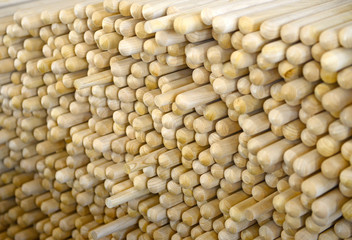 Many sticks were piled together