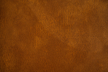 Brown leather texture background surface.
