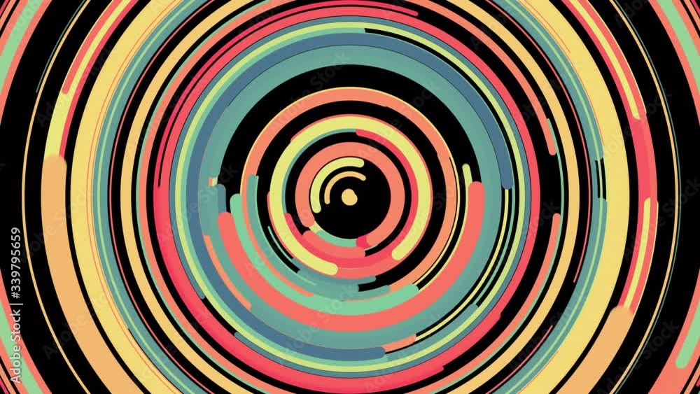 Poster colorful circular motion background.round color art texture.creative graphic element motion
