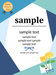 父の日フレーム　POP