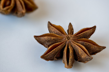 Staranise fruit, isolated