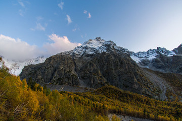 mountain landscape in autumn
