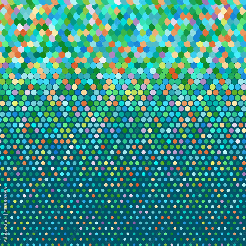 Poster abstract vector pattern with dots differents sizes and color