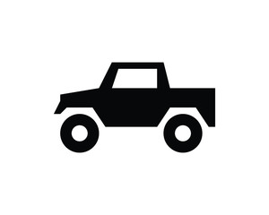 off-road car icon logo illustration.