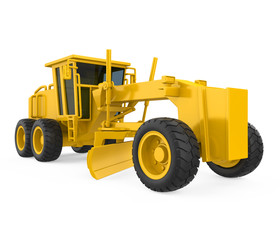 Motor Grader Isolated