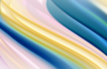Abstract background - fluid color gradient waves, with dynamic motion line effect. Vector Illustration For Wallpaper, Banner, Background, Card, Book Illustration, landing page