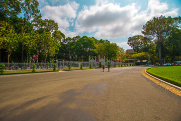 Independence Palace in Ho Chi Minh City, Vietnam. Independence Palace is known as Reunification Palace and was built in 1962-1966.