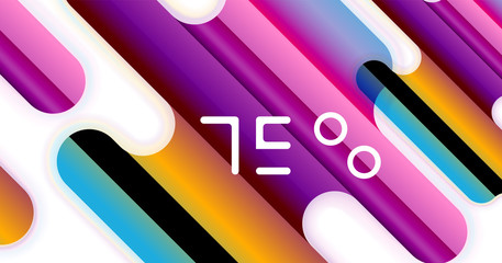 Abstract liquid lines geometric background