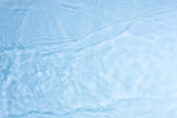 texture of splashing clean water on pastel background