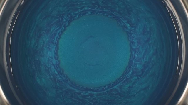 Rheoscopic fluid. Beautiful movement of particles in a liquid. Fantastic patterns and shapes. 50 fps