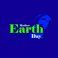 Happy Earth Day Banner - Illustration