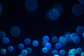 Glowing colored blurred dots. Colored fantasies. Bokeh.