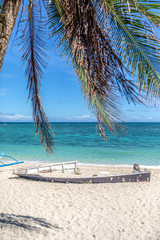 Fototapeta na wymiar tambisaan beach, Boracay island, Philippines.