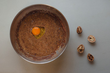 walnut cake process