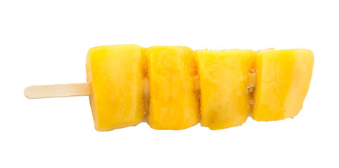 pineapple chunks on stick