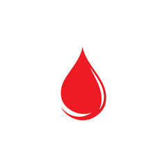 Obraz premium Blood logo template vector icon illustration