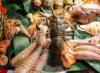 Sea crayfish cooked according to a special recipe.