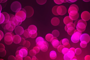 Glowing colored blurred dots. Colored fantasies. Bokeh.