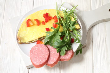 bacon and eggs