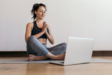 Online video guided yoga