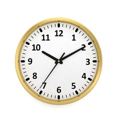 Fototapeta na wymiar wall clock o'clock time hours minutes seconds 3D