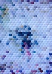 Abstract Colorful Geometrical Artwork,Abstract Graphical Art Background Texture,Modern Conceptual Art.3D Rendering