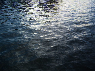 light on water