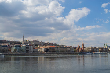 Obraz na płótnie Canvas panorama of budapest