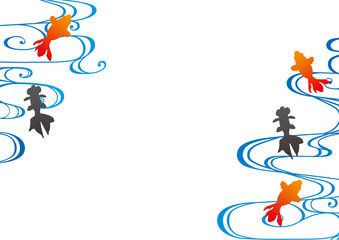 夏の和柄フレーム02