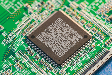 Printed circuit board of a modern electronic device