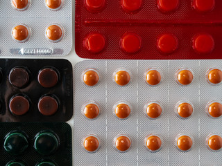 Closeup photo of blister pack with pills