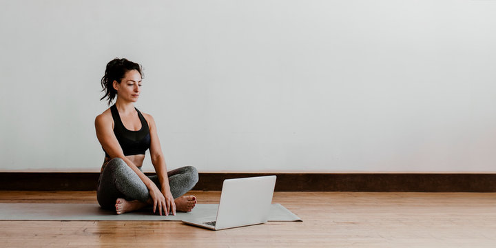 Online video guided yoga