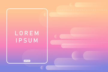 Colorful geometric abstract gradient background. Dynamic shapes composition. Vector illustration.