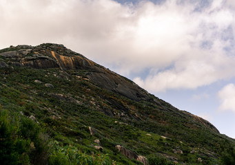 clouds over the mountain