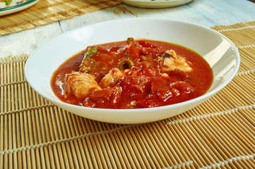 Chinese style cooked pike