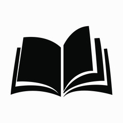 Book icon related to education, library, book store or knowledge symbol isolated minimal single flat linear icon for application and info-graphic. 