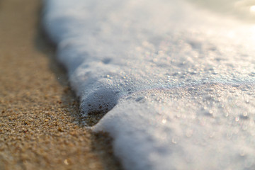 Strand, Schaum