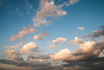 clouds and sun