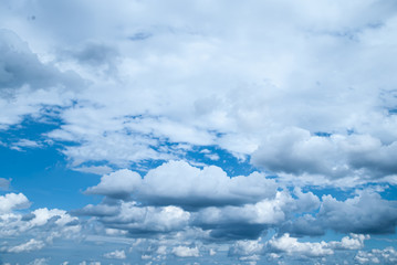 blue sky with white clouds