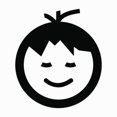 New Baby Icon Vector Design Template.