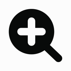 Fototapeta premium New Zoom In and Zoom Out Icon. Vector icon.