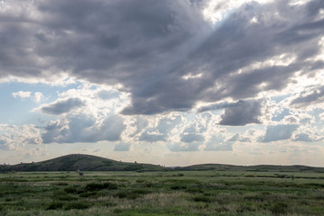 Arkaim is an ancient town in South Ural, Chelyabinsk region, Russia